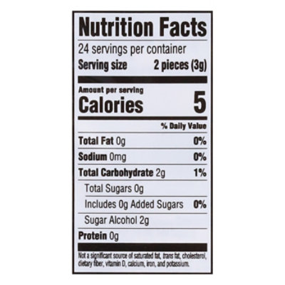 Trident White Gum Peppermint Sugar Free - 48 CT - Image 4