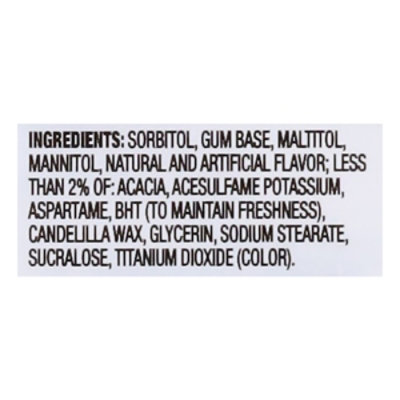 Trident White Gum Peppermint Sugar Free - 48 CT - Image 5