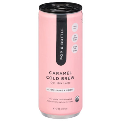 Pop & Bottle Latte Caramel 8fz - 8 FZ - Image 1