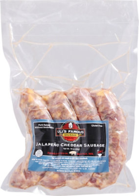 Ulis Famous Jalapeno Cheddar Bratwurst - 16 OZ - Image 2