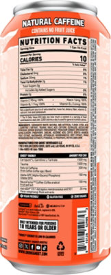 GHOST Peaches Energy Drink - 16 FZ - Image 5