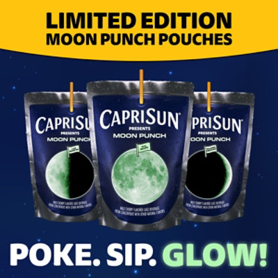 Capri Sun Moon Punch Wild Cherry Flavored Juice Drink Blend - 10 - 6 Fl. Oz. - Image 3