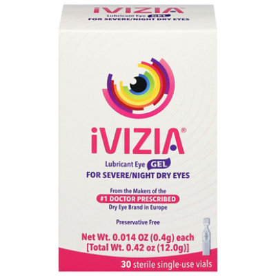 Ivizia Dry Eye Severe Nighttime Gel 30ct - 30 CT - Image 1