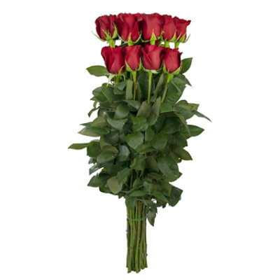 Free Shipping - Red Roses 50 Stems Fresh Flowers Delivery - Image 2