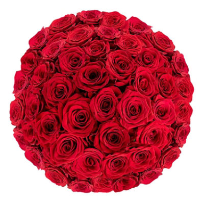 Free Shipping - Red Roses 50 Stems Fresh Flowers Delivery - Image 1