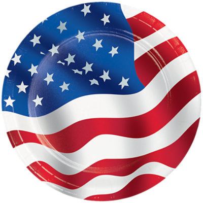 Signature SELECT Freedom Rings Lunch Plates - 8 Count - Image 1