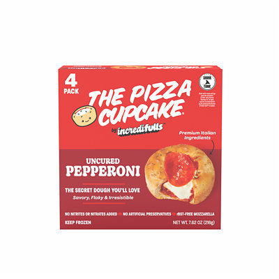 Incredifulls Pizza Cupcake Pepperoni 4pc - 7.62 OZ - Image 1