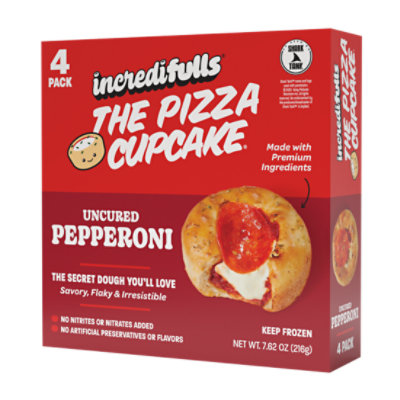 Incredifulls Pizza Cupcake Pepperoni 4pc - 7.62 OZ - Image 2