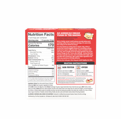 Incredifulls Pizza Cupcake Pepperoni 4pc - 7.62 OZ - Image 2