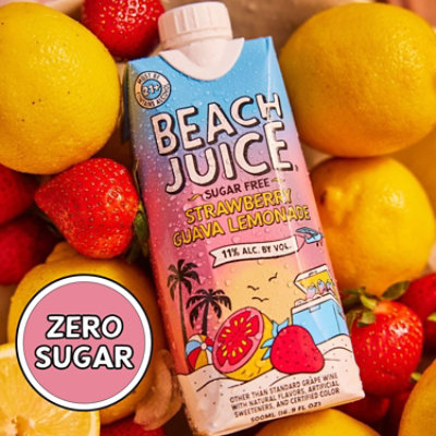 Beach Juice Strawberry Guava Lemonade 500ml Wine - 500 ML - Image 4