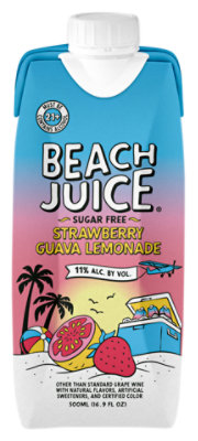 Beach Juice Strawberry Guava Lemonade 500ml Wine - 500 ML - Image 1
