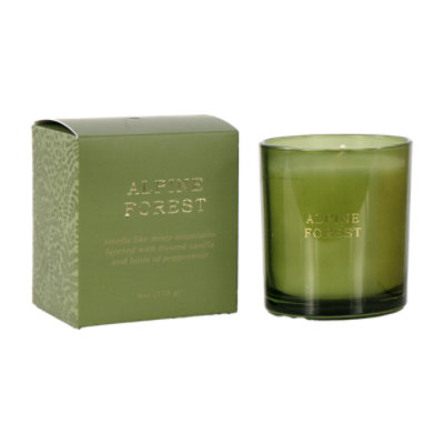 Overjoyed Boutique Alpine Forest Scented Candle - 6 Oz - Image 1