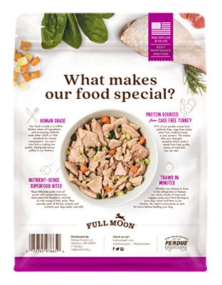 Full Moon Freshly Crafted Turkey Dog Food - 4 LB - Image 6