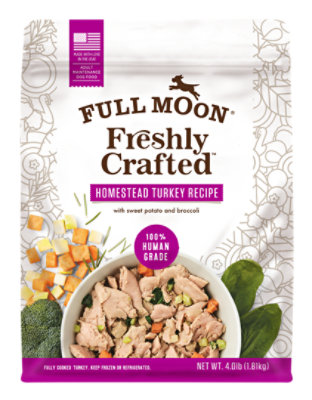 Full Moon Freshly Crafted Turkey Dog Food - 4 LB - Image 1