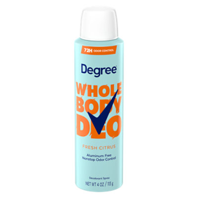 Degree Deodorant Spray Fresh Citrus - 4 FZ - Image 4