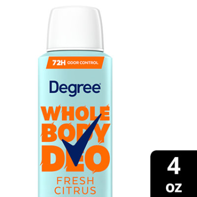 Degree Deodorant Spray Fresh Citrus - 4 FZ - Image 2