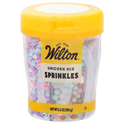 Wilton Sprinkle Unicorn Tall 6cell - 6.3 OZ - Image 1
