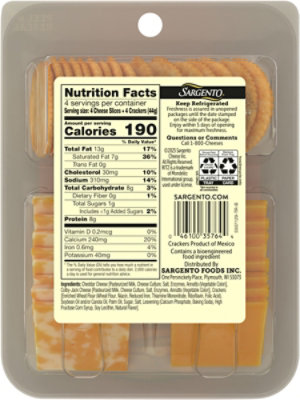Sargento Shareables Ritz Cracker With Cheddar And Colby Jack Cheese Tray - 6 OZ - Image 6