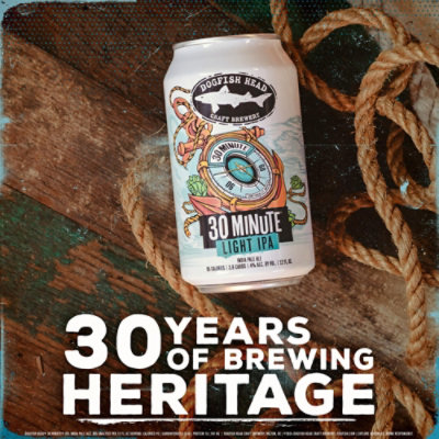 Dogfish Head  30 Minute Light Ipa - 12-12 FZ - Image 5