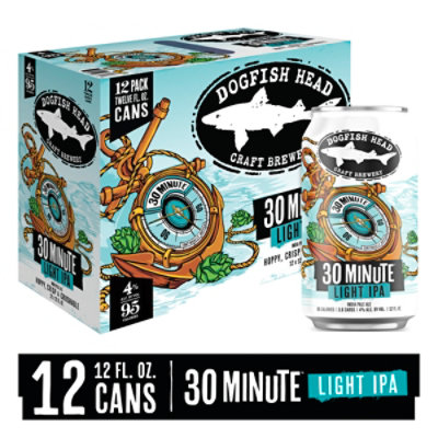 Dogfish Head  30 Minute Light Ipa - 12-12 FZ - Image 1