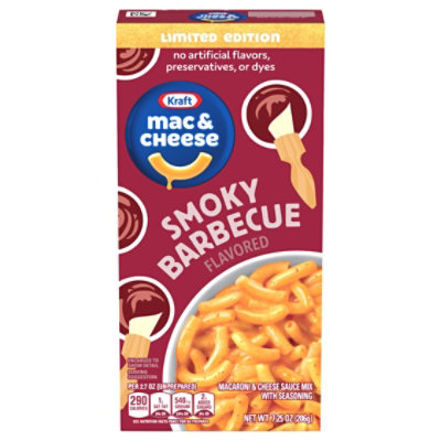 Kraft Smoky Barbecue Flavored Mac & Cheese Macaroni and Cheese Dinner - 7.25 Oz - Image 1