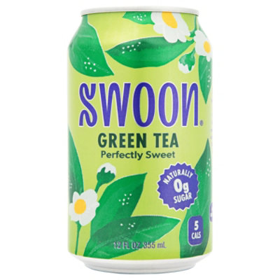 Swoon Green Tea Zero Sugar - 12 Fl. Oz. - Image 1