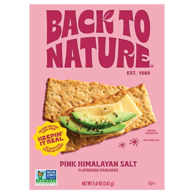 Back To Nature Crackers Pink Himalayan Sea Salt 5oz - 5 OZ - Image 1