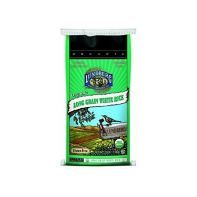 Lundberg Organic White Long Grain Rice 25 Pound - Image 1