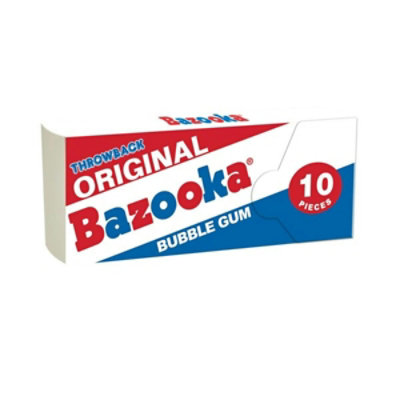Bazooka 114684 2.5 oz Bubble Gum Bazooka - pack of 12 - Image 1