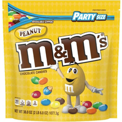 Mars  38 oz Peanut Chocolate Candies, Assorted Color - Image 1