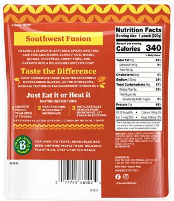 Bonduelle Lunch Bowls Southwest Fusion - 7.8 Oz - Image 7