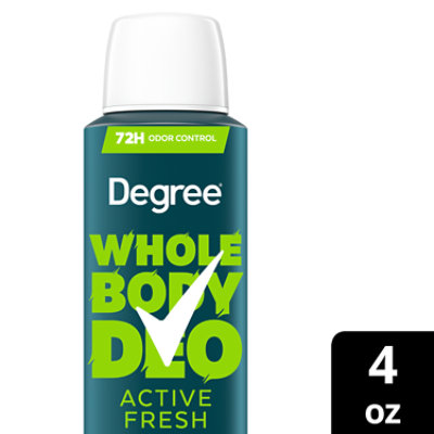 Degree Men Deodorant Spray Active Fresh 4 Fo - 4 FZ - Image 3