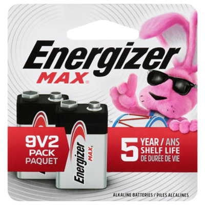 Energizer Max 9v-2ct - 2 CT - Image 1