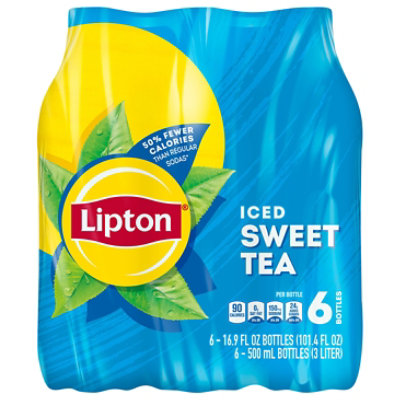 Lipton Sweet Tea 6-16.9fz - 6-16.9 FZ - Image 1