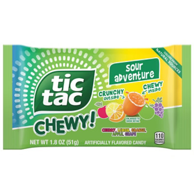 Tic Tac Chewy! Sour Adventure Candy - 1.8 Oz - Image 1