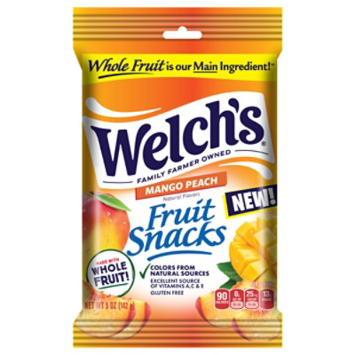 Welchs Peach Mango Snacks - 5 OZ - Image 1