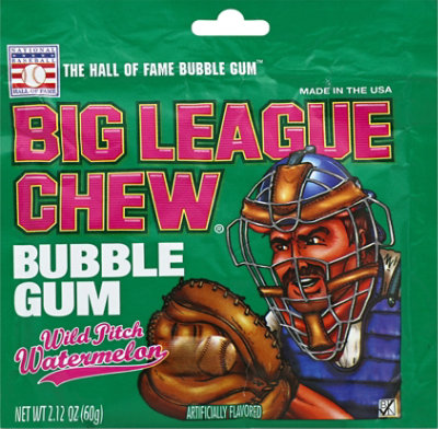 Big League Watermelon Gum - 2.12 OZ - Image 2