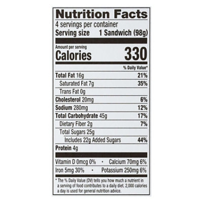 Kemps Chocolate Fudge Kempswich Cores Cookie Sandwiches 4 Pack, 18 Fz - 18 FZ - Image 2