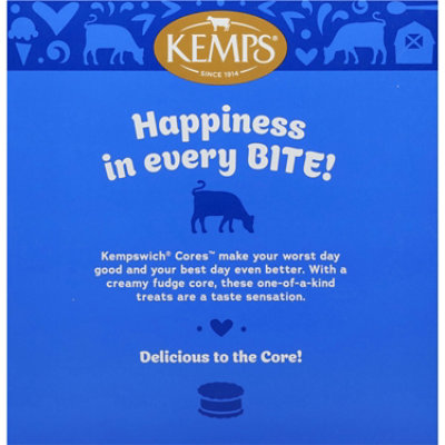 Kemps Chocolate Fudge Kempswich Cores Cookie Sandwiches 4 Pack, 18 Fz - 18 FZ - Image 3