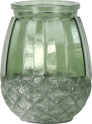 Overjoyed Boutique Diamonds Vase Small Green- Each - Image 1