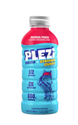 Plezi Hydration Tropical Punch 16.9fz - 16.9 FZ - Image 1