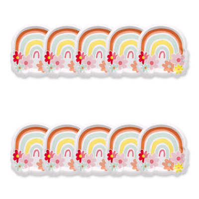 American Greetings Rainbow 7" Birthday Paper Plates - 10 Count - Image 3