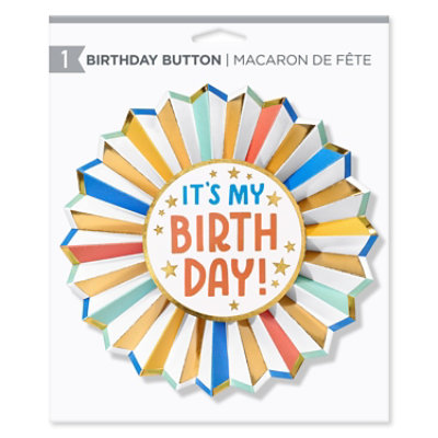 American Greetings Birthday Button for Anyone Its My Birthday - Each - Image 2