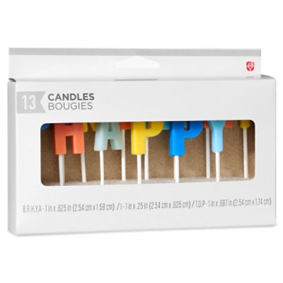 American Greetings Colorful Happy Birthday Birthday Toothpick Candles - 13 Count - Image 2