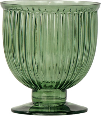Overjoyed Boutique Goblet Vase Green - Each - Image 1