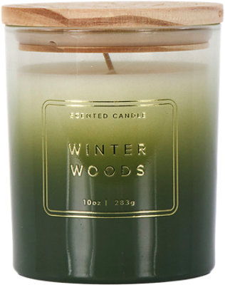 Overjoyed Boutique Engraved Lid Candle Green - Each - Image 1