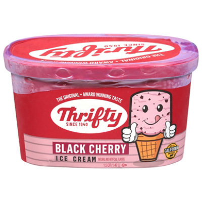 Thrifty Black Cherry Ice Cream - 48 Fl. Oz. - Image 2
