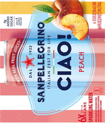 S Pellegrino Ciao Peach 6-330ml - 6-330 ML - Image 5