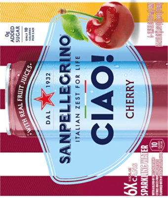 S Pellegrino Ciao Cherry 6-330ml - 6-330 ML - Image 5