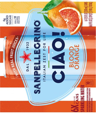 S Pellegrino Ciao Blood Orange 6-330ml - 6-330 ML - Image 5